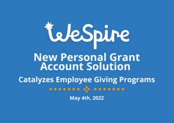 Cover Image of WeSpire's Employee Giving Press Release